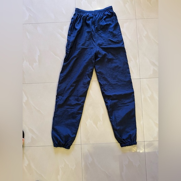 MacGregor‎ Nylon Jogging Pants size S blue sport pants  ankle zipper pockets - Picture 5 of 16